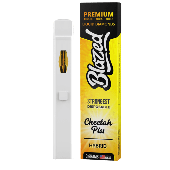 Blazed 3 Gram Disposable - Cheetah Piss Vaporized LLC Blazed 3 Gram Disposable - Cheetah Piss Vaporized LLC
