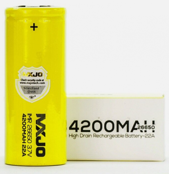 26650 MXJO 4200 mAh (40 amp) Battery