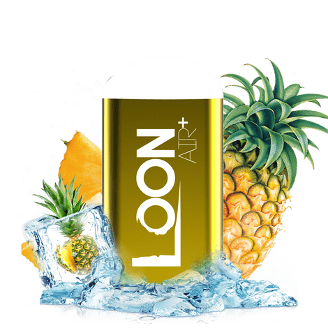 Disposable - LOON AIR+ (800 Puff) Zero Nicotine - Iced Pineapple 0%