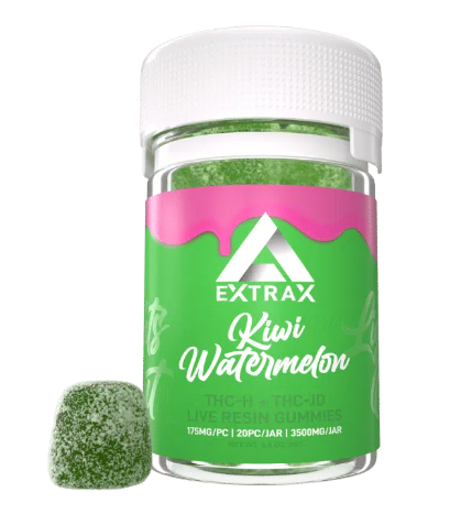 EXTRAX - 2500mg Gummies - Kiwi Watermelon D8, D9, THC-H, THC-JD, THC-P