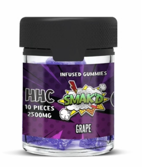 SMAK'D HHC Infused Gummies 2500 mg (10 pieces)-Grape