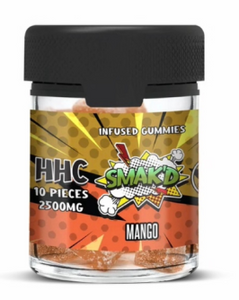 SMAK'D HHC Infused Gummies 2500 mg (10 pieces)-Mango