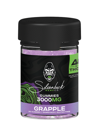 Silver Back Hemp Co. - Delta 8/THC-O Grapple Gummies 3000MG