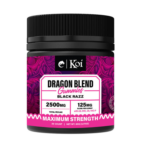 Koi - Gummies - Dragon Blend - Black Raspberry 2500mg