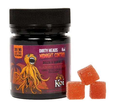 Koi - Gummies - Dirty Heads - Blueberry Acai 200mg