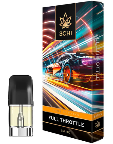 3CHI - Full Throttle – True Strains – 2ml Vape Pod(No Battery)