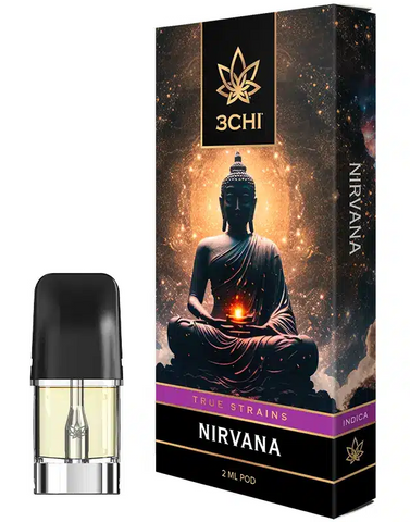 3CHI - Nirvana – True Strains – 2ml Vape Pod(No Battery)