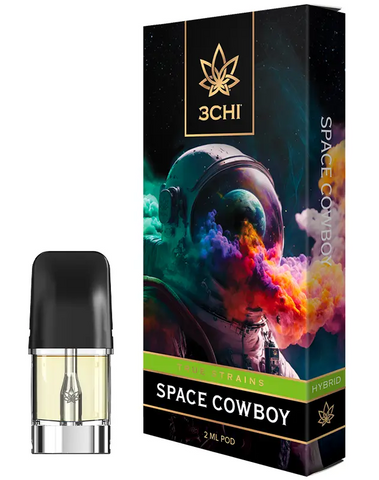 3CHI - Space Cowbow – True Strains – 2ml Vape Pod(No Battery)