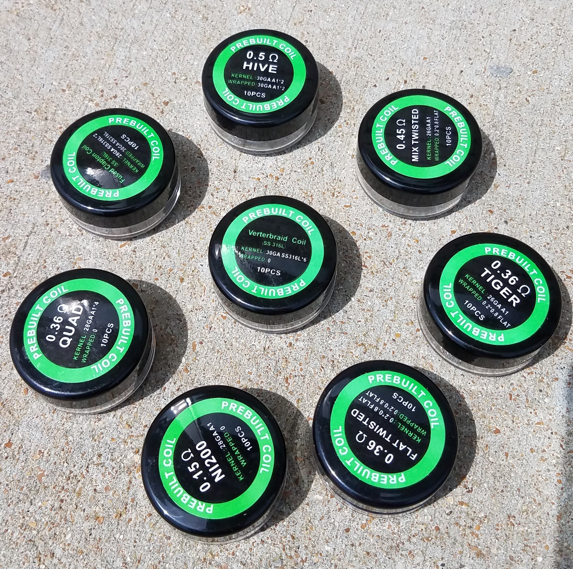 Puck - Pre-Coil - Vertibraid SS316L