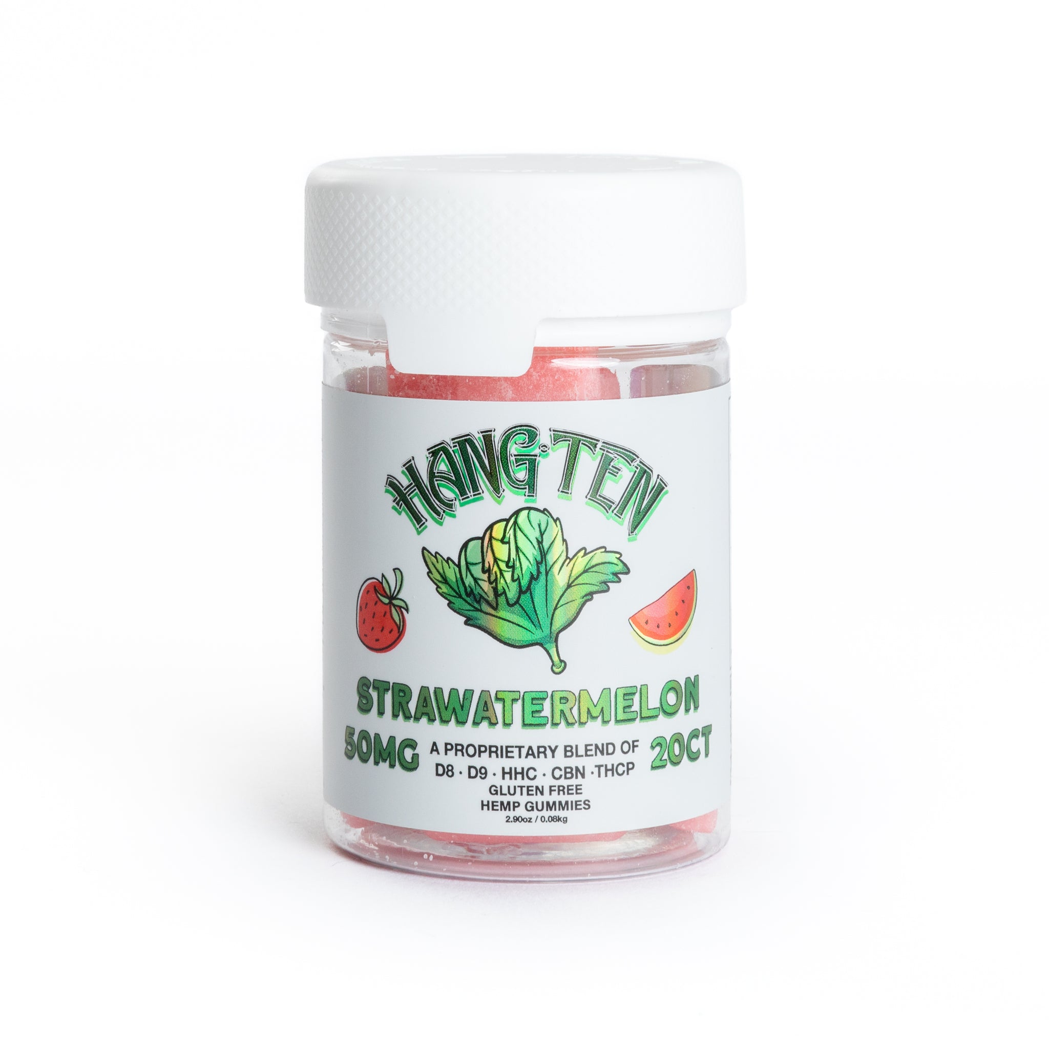 HANG-TEN 50mg Gummies - Strawatermelon