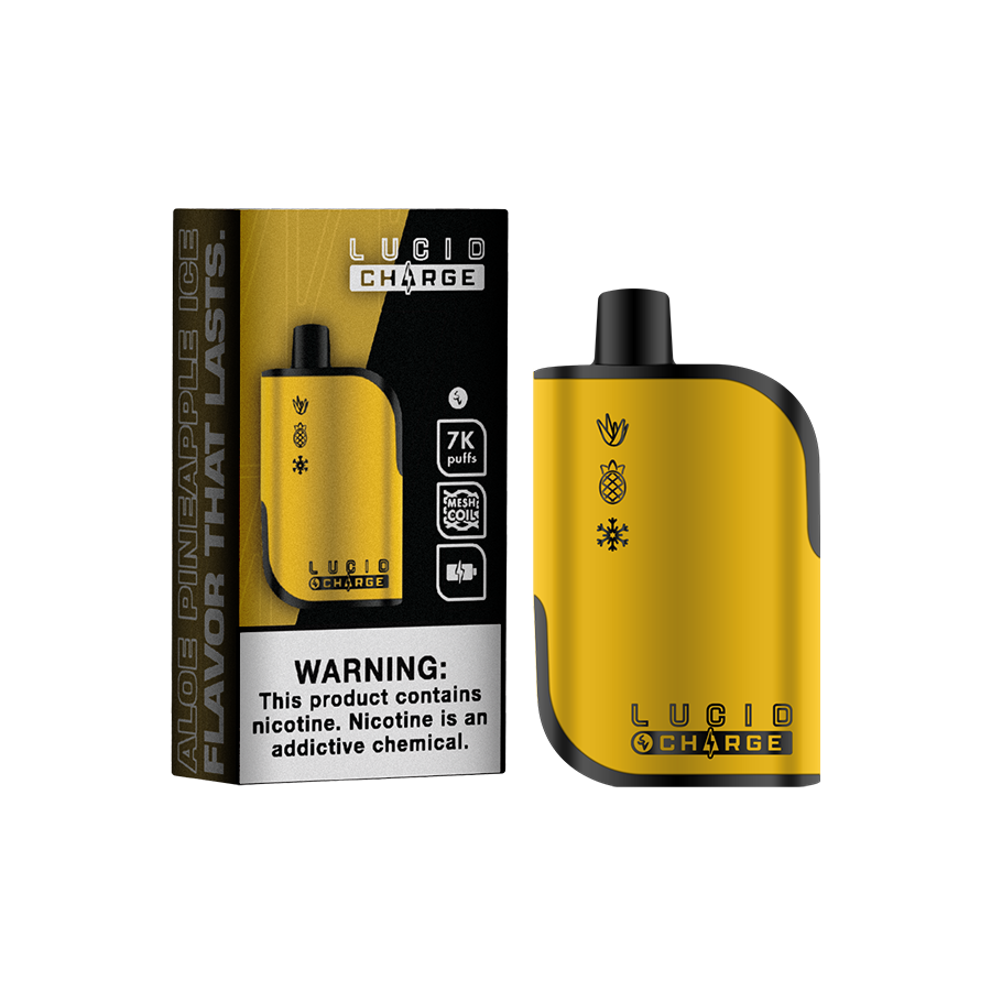 Disposable - LUCID CHARGE - Aloe Pineapple Ice 7000 Puffs