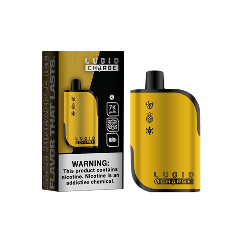 Disposable - LUCID CHARGE - Aloe Pineapple Ice 7000 Puffs