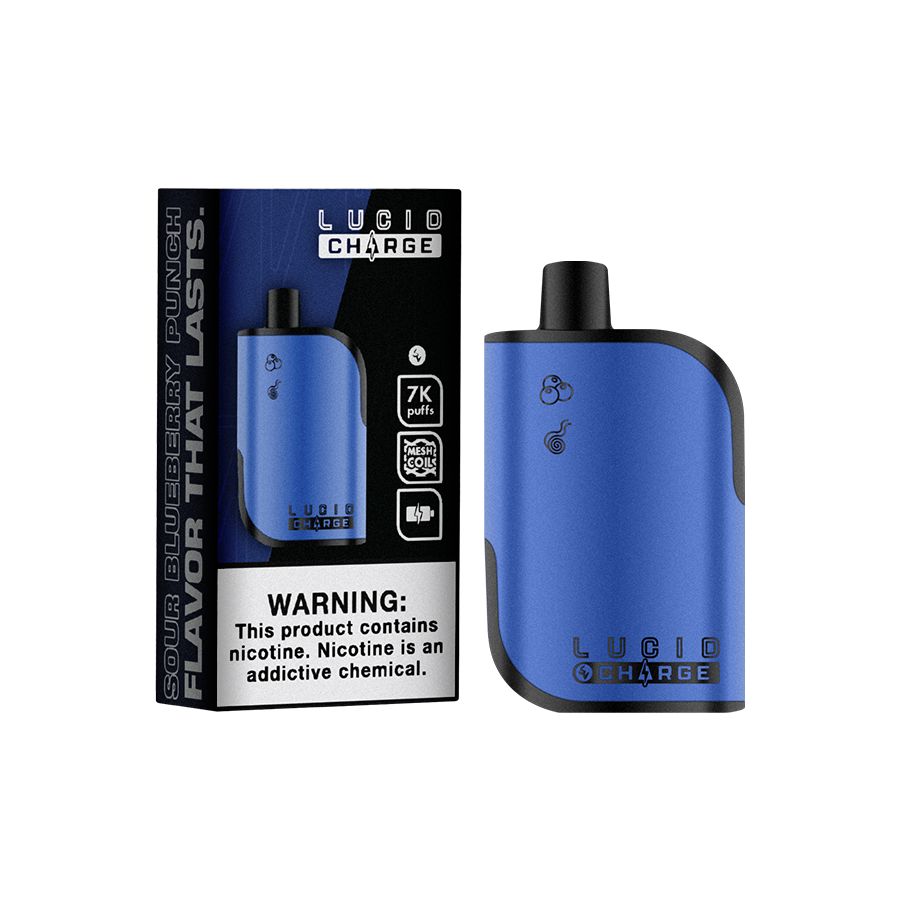 Disposable - LUCID CHARGE - Sour Blueberry Punch 7000 puffs