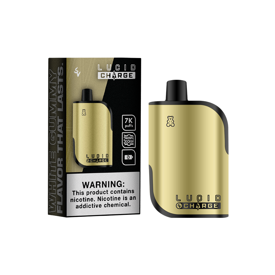 Disposable - LUCID CHARGE - White Gummy 7000 Puffs