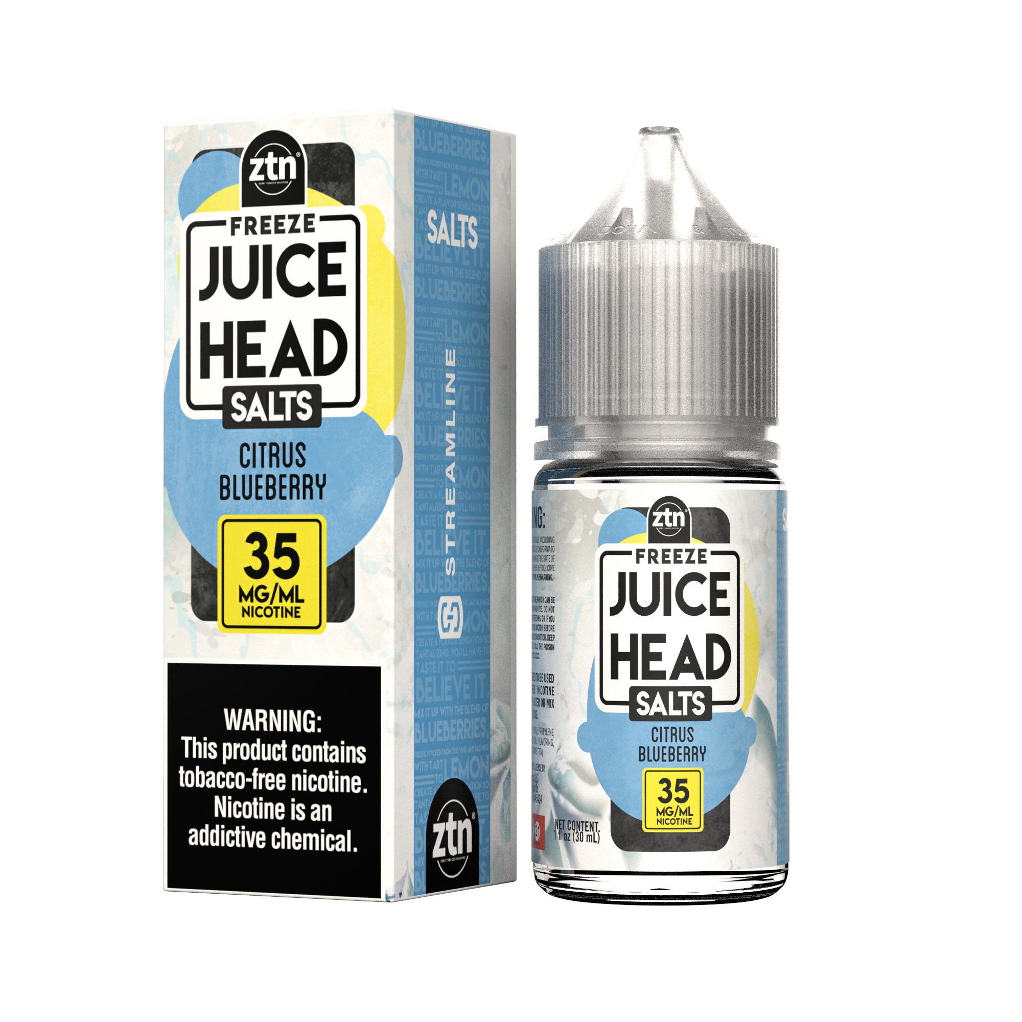 Juice Head Salt - Blueberry Lemon FREEZE 35mg