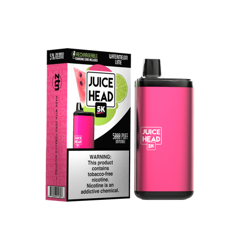 Disposable - Juice Head 5000 puff Watermelon Lime
