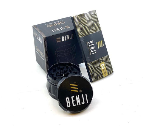 Grinder - Benji 4 part Grinder w/ Rolling Papers