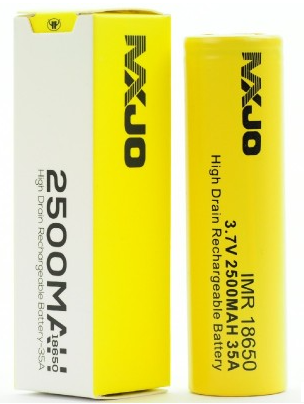 18650 MXJO 2500 mAh (35 amp) Battery