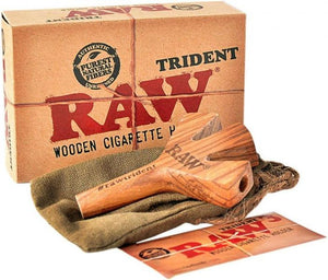 Tools - RAW Trident Wooden Cigarette Holder (1pc per container)