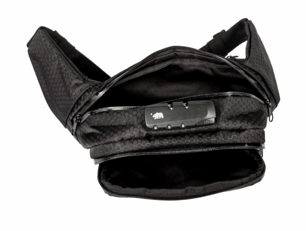 Cali Crusher Gear - Fanny Pack Smell Proof/Lockable - Black