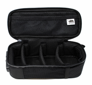 Cali Crusher Gear - Soft Case 9.5"x4"x3.5" Smell Proof/Lockable - Black