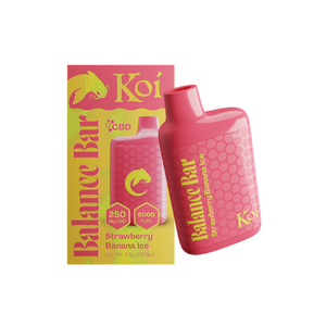 Koi Balance Bar - Strawberry Banana Ice - 250mg pure CBD isolate per vape - 0% nicotine