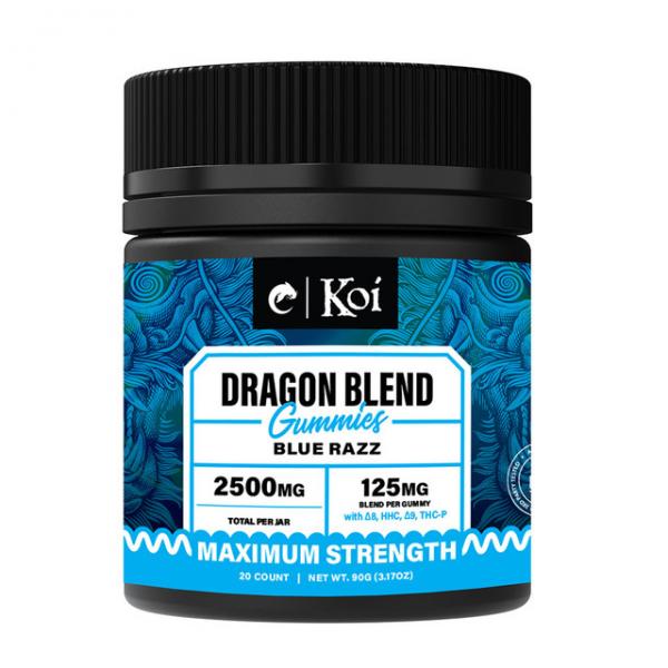 Koi - Gummies - Dragon Blend - Blue Razz 2500mg