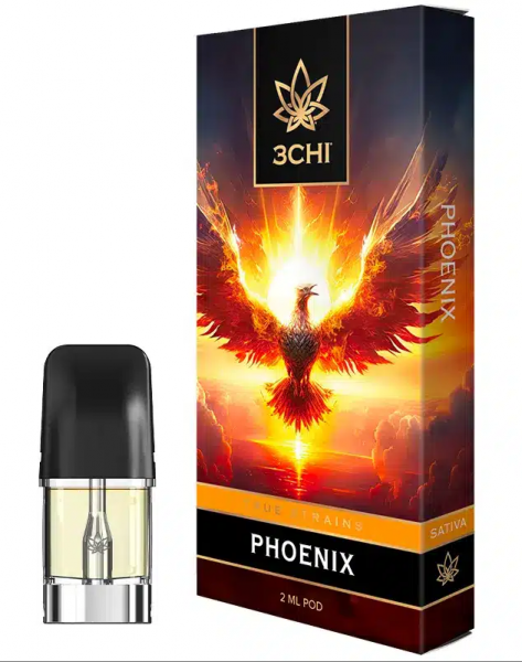 3CHI - Phoenix – True Strains – 2ml Vape Pod(No Battery)