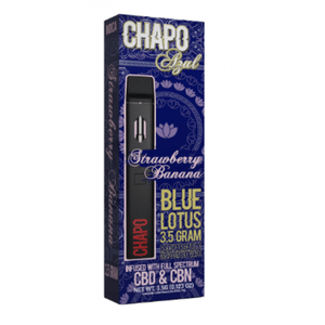 CHAPO - (Blue Lotus/CBD/CBN) - Strawberry Banana 3.5g (Sativa)