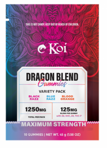 Koi - Gummies - Variety Dragon Blend, 10 Pcs, 1250 mg