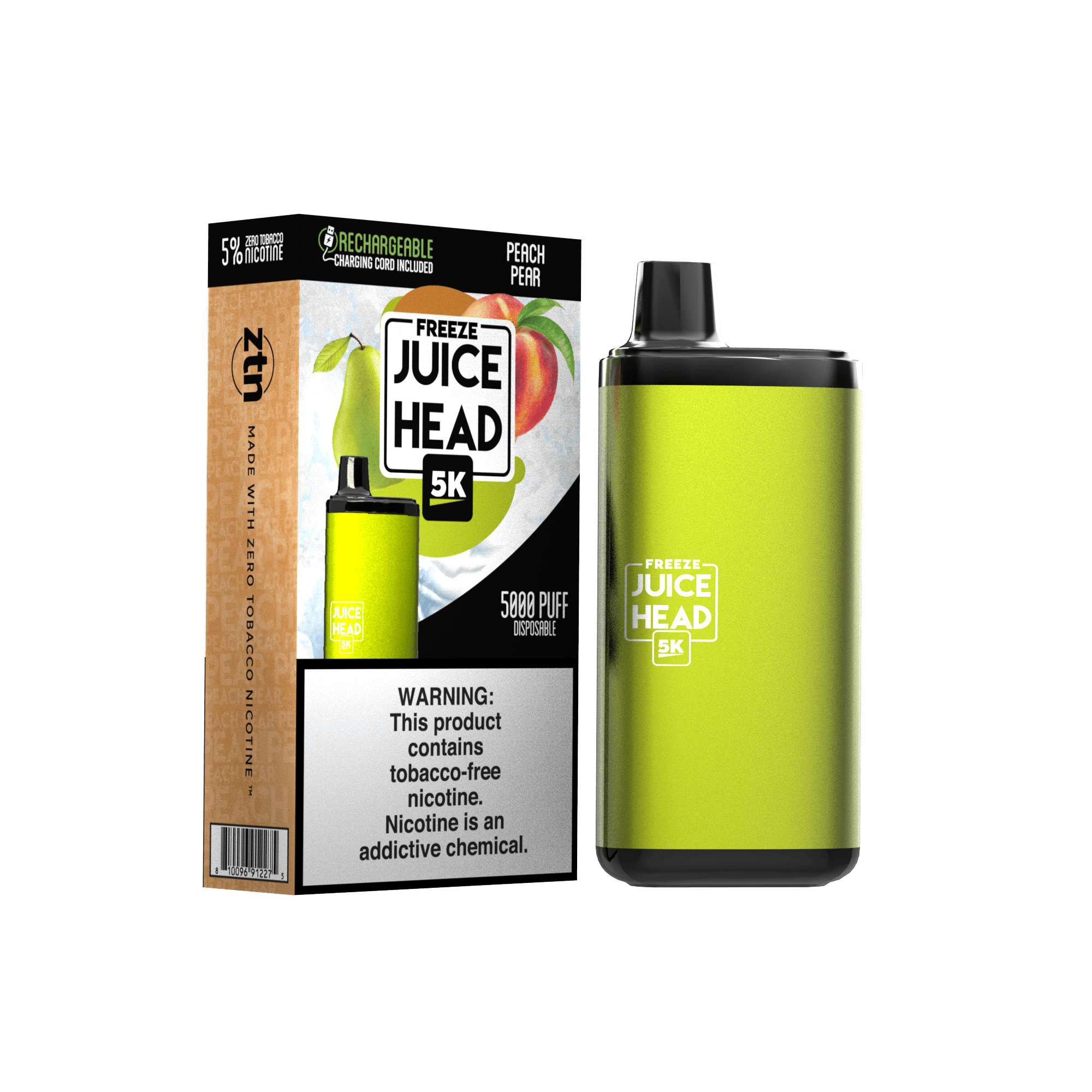 Disposable - Juice Head 5000 puff Peach Pear Freeze