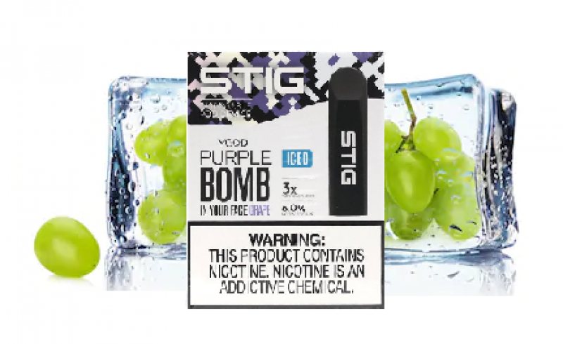 Disposable - Stig Iced Purple Bomb 3pk 6%