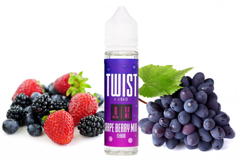 Twist E-Liquid - Grape Berry Mix 3mg (Purple Grape)