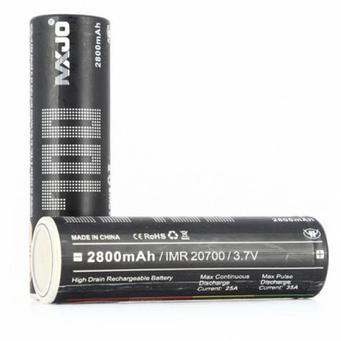 20700 MXJO 2800 mAh (35 amp) Battery