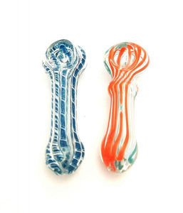 Glass Hand Pipe 2.5"-  (Assorted Colors)