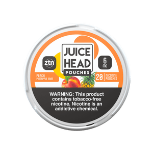 Juice Head ZTN Pouches - Peach Pineapple Mint .6mg