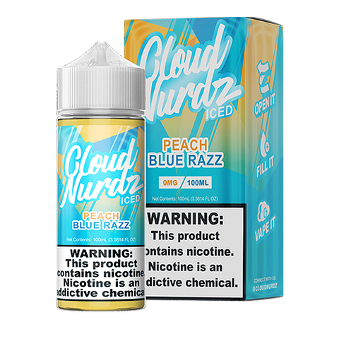 Cloud Nurdz - Blue Razz Peach ICE 3mg